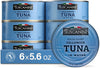 Tuscanini Italian Solid Light Yellowfin Tuna in Water 5.6oz (6 Pack) | Gluten Free, Soy Free, Mineral Enriched, Kosher for Passo