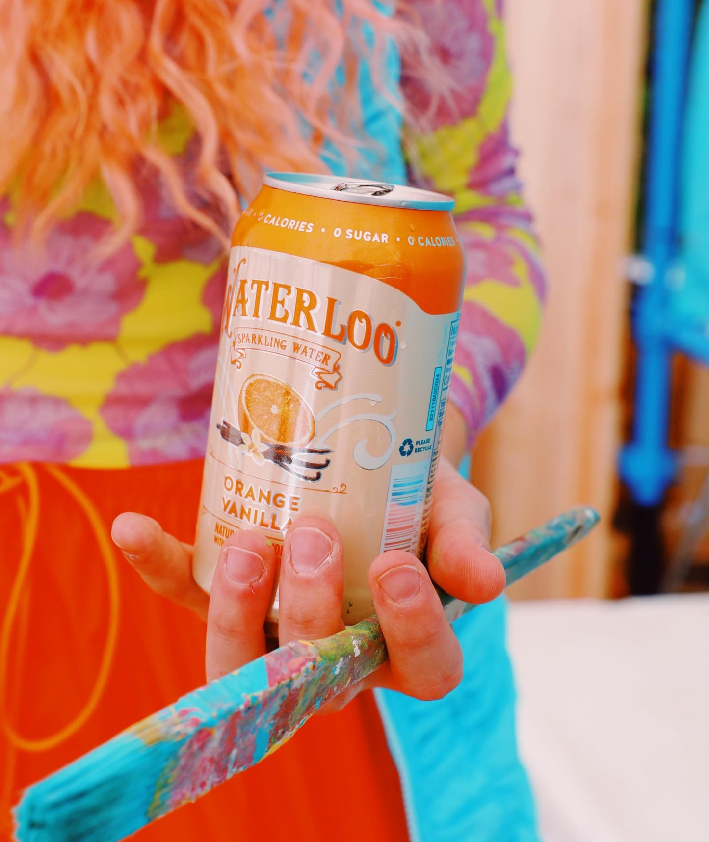 Waterloo Sparkling Water, Orange Vanilla Naturally Flavored, 12 Fl Oz Cans (Pack of 12) - Zero Calories and Zero Sugar or Sweete