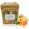 USDA Organic Ceylon Peach Ginger Black Tea 50 Teabags Premium Natural Caffeinated Antioxidant Rich Herbal NON GMO Keto And Diabe