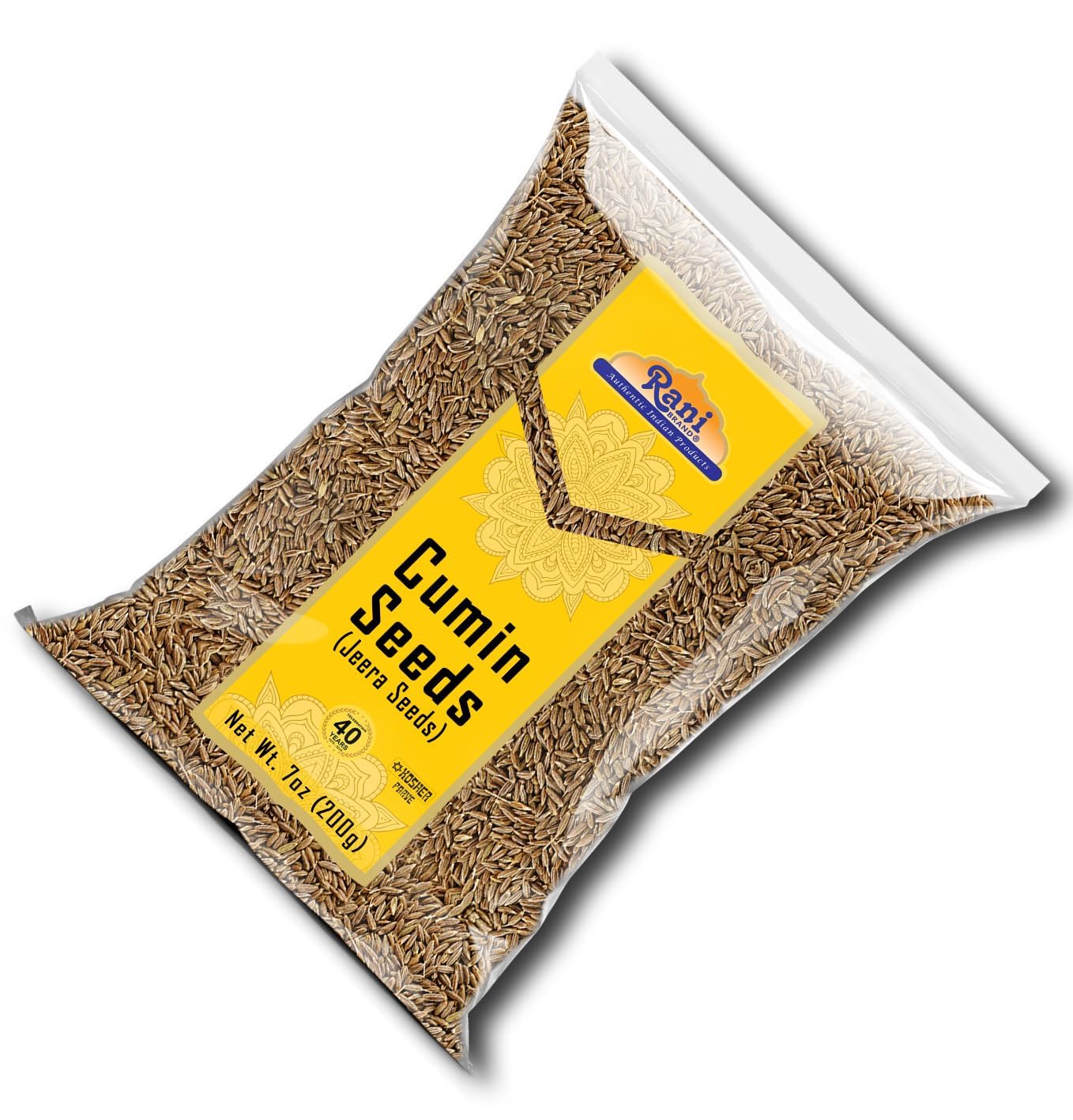 Rani Cumin Seeds Whole (Jeera) Spice 7Oz (200G) ~ All Natural | Gluten Friendly | Non-Gmo | Vegan | Indian Origin