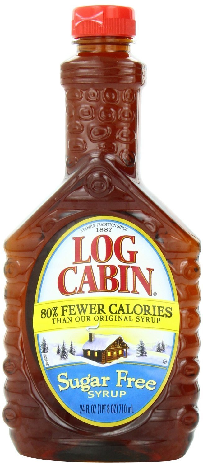 Log Cabin Sugar Free Syrup 24 Oz Bottles (2 Pack)