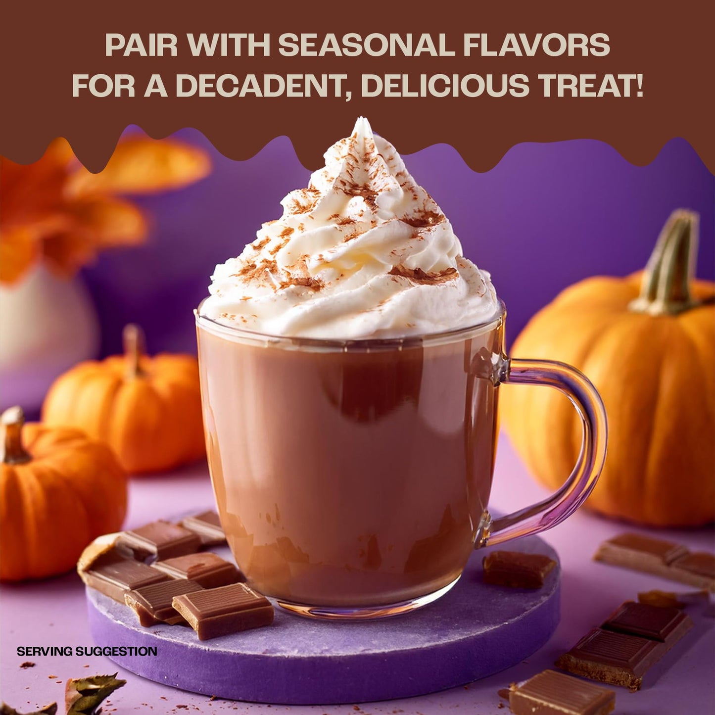 Crazy Cups Ultra Premium Hot Chocolate Mix, Dairy Free, Organic Vegan Hot Chocolate Packets, Non Gmo Rich Hot Cocoa Mix 8 Packet