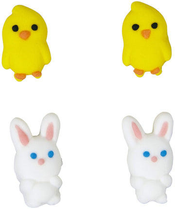 Wilton Icing Decorations, Mini Chicks And Bunnies