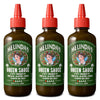 Melindas Green Sauce - Gourmet Mild Chile Verde Hot Sauce Made With Fresh Ingredients, Tomatillos, Jalapeo, Spinach & Cilantro -