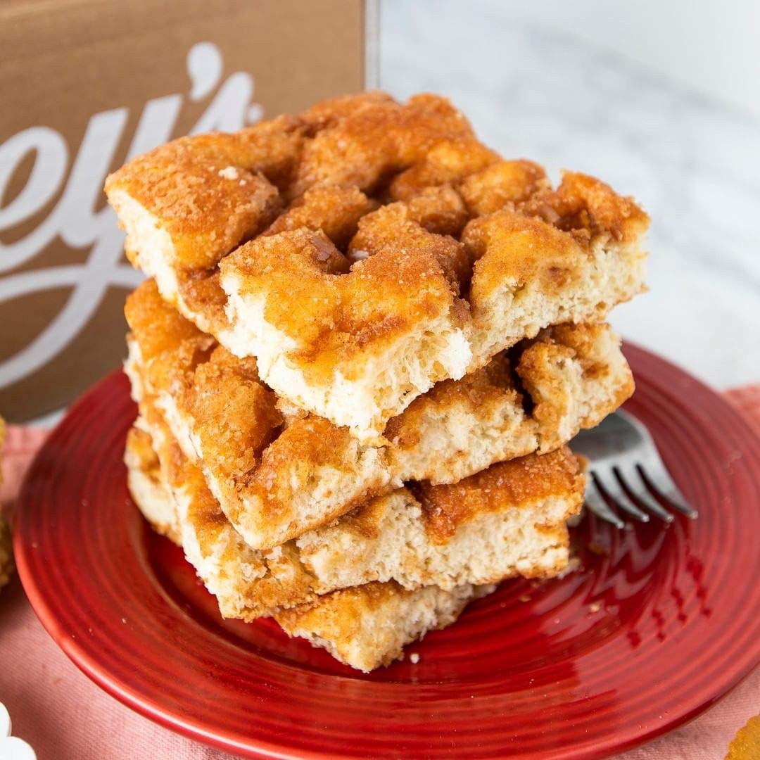 Dewey'S Bakery Moravian Sugar Cake | Coffee Cake Baked With Cinnamon & Pure Cane Sugar | Fresh Baked, Get Well, Sympathy, Birthd