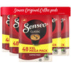 Senseo Classic Medium Roast Coffee Pods, 240 Count (5 Packs), Smooth & Balanced Flavor, Compatible with Senseo & PeleCom Machines