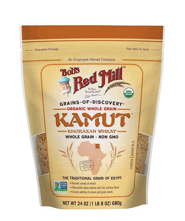 Bob'S Red Mill Organic Kamut Khorasan Berries, 24 Ounce (Pack Of 2)
