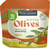 Tuscanini Italian Spicy Pitted Snack Olives, 1 oz (10 Pack) | Convenient Olive Pouches for Snacking | Salad Topper | Gluten Free