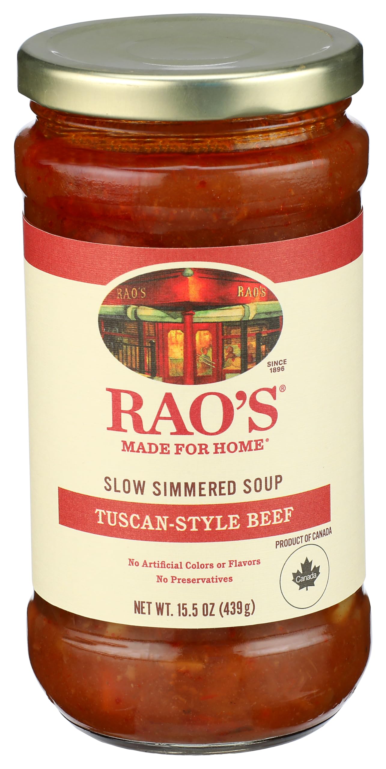 RaoS Made For Home Tuscan Beef Soup 16 Oz Traditional Italian Heat And Serve Soup Made With Top-Grade Quality Ingredients