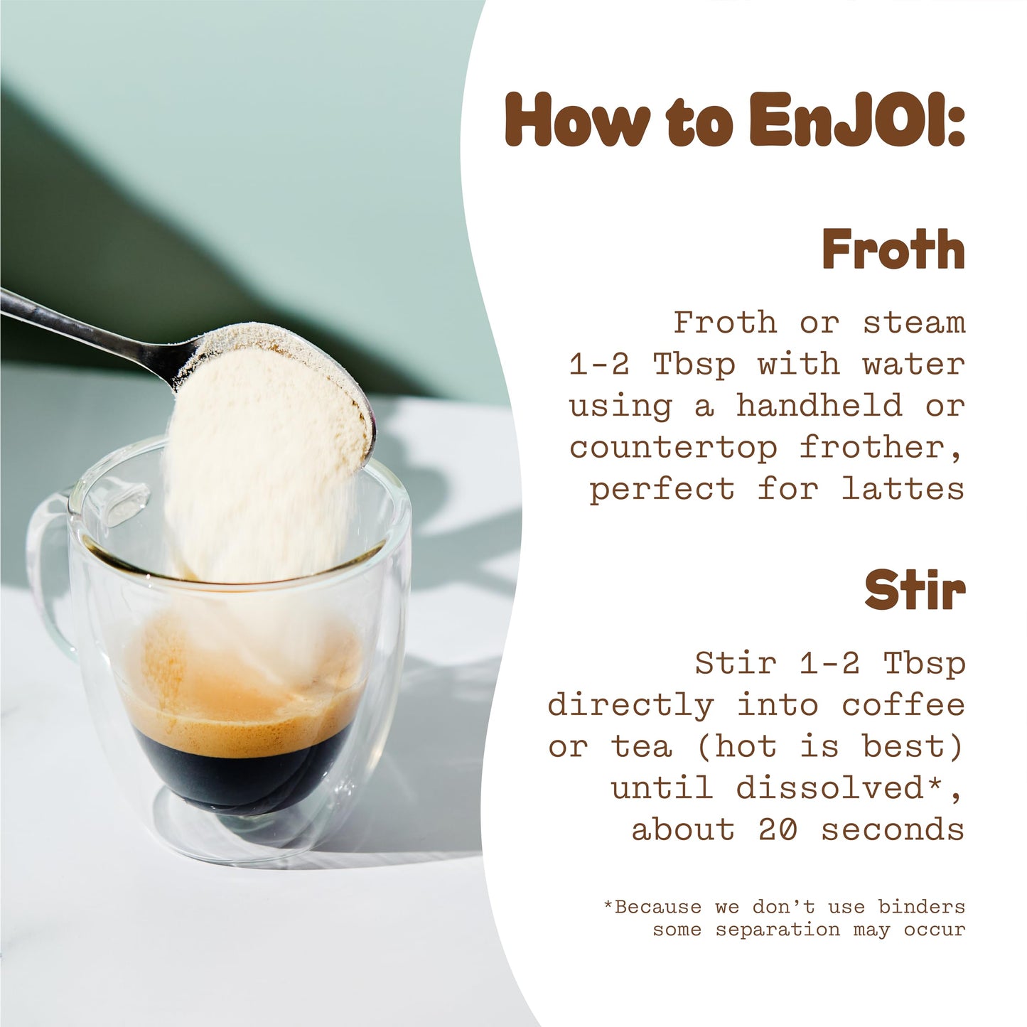 Instant Oat Milk Creamer Pouch By Joi - Makes 8 Quarts Or 32 Servings - Vegan, Kosher, Shelf-Stable, And Gluten-Free - Use For C