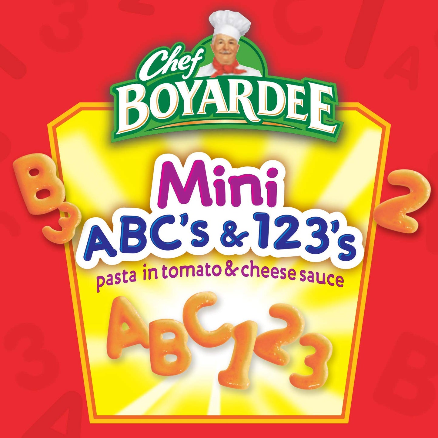 Chef Boyardee Mini Abc'S And 123'S With Meatballs, 15 Oz, 4 Pack