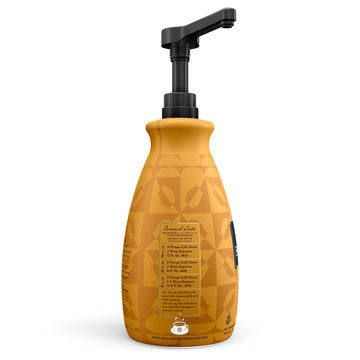 Classic Caramel Caf Sauce by Hollander Chocolate Co. | Net Wt. 91oz / 64 fl Oz. Large Bottle | NO Pump Included