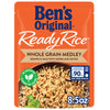 Ben'S Original Ready Rice Whole Grain Medley Flavored Rice, Easy Dinner Side, 8.5 Oz Pouch (Pack Of 12)