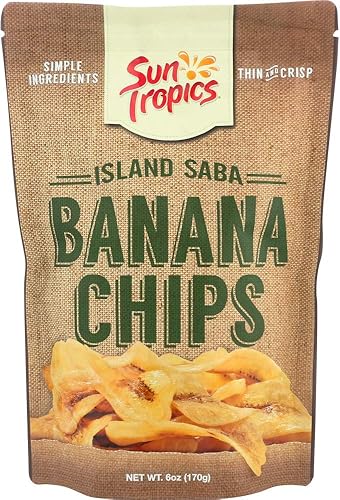 Sun Tropics Island Saba Banana Chips, 6 Oz