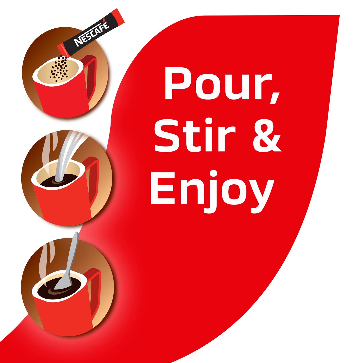 Nescafe Clasico, Dark Roast Instant Coffee, 12 Boxes (84 Packets)