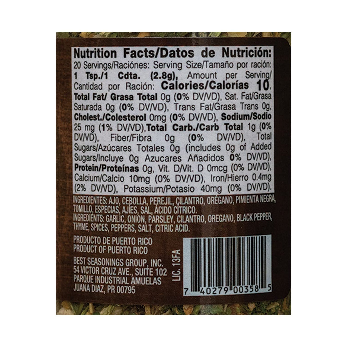 Montero Chimichurri Mix 2Oz - Dry Chimichurri Sauce Blend - Fat & Cholesterol Free - Sugar Free - Lite & Healthy