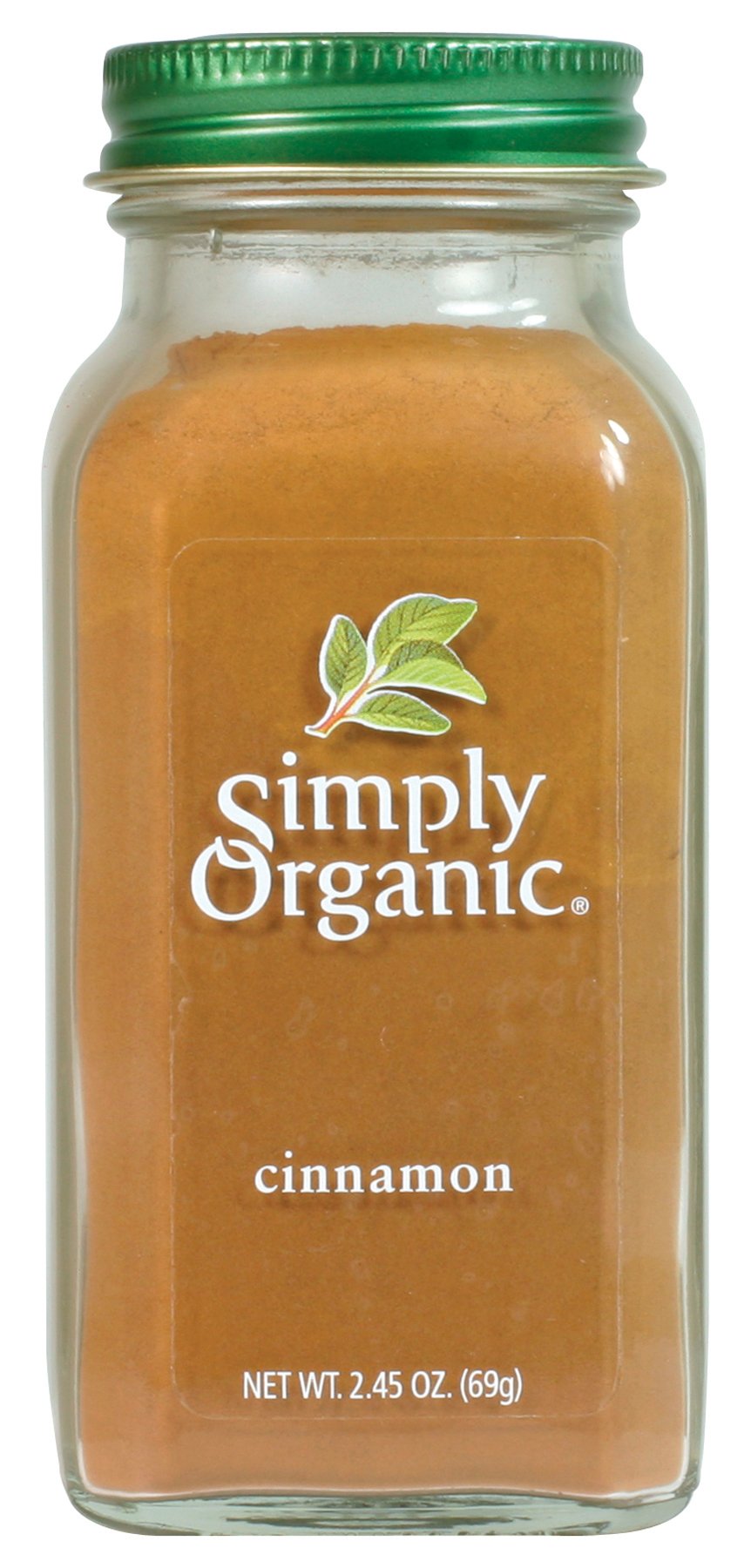 Simply Organic Cinnamon Ground Certified Organic, 2.45-Ounce Container