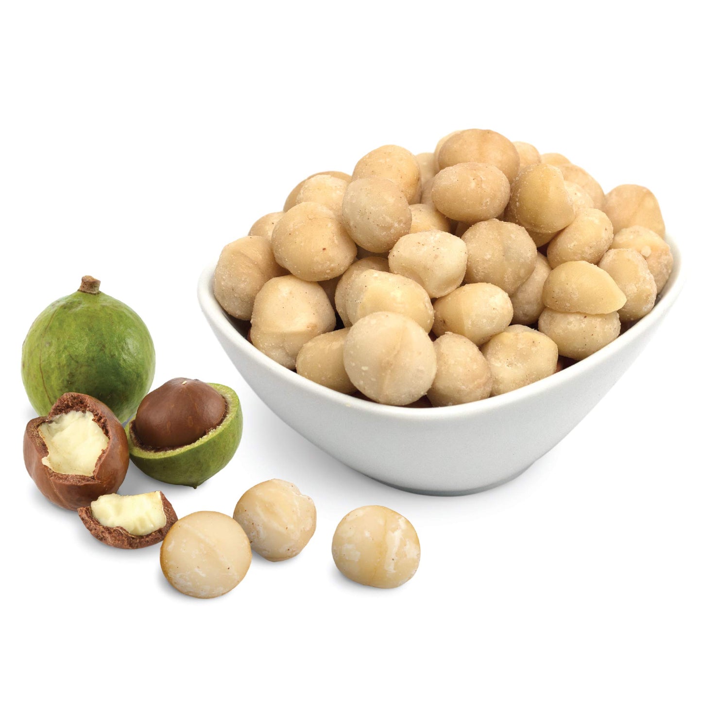 Sunfood Superfoods Organic Macadamia Nuts - Raw Macadamia Nuts Organic, Organic Macadamia Nuts Unsalted, For Macadamia Nut Milk, Baking, Trail Mix, Cheese, Usda Organic, Raw, Vegan, Non Gmo - 8 Oz Bag