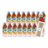 Snapple Zero Sugar Peach All Natural Iced Tea 16 fl oz Plastic Bottles 16 Pack + 15 Sugarcane Disposable Straws by KOOL8SHOP Inf