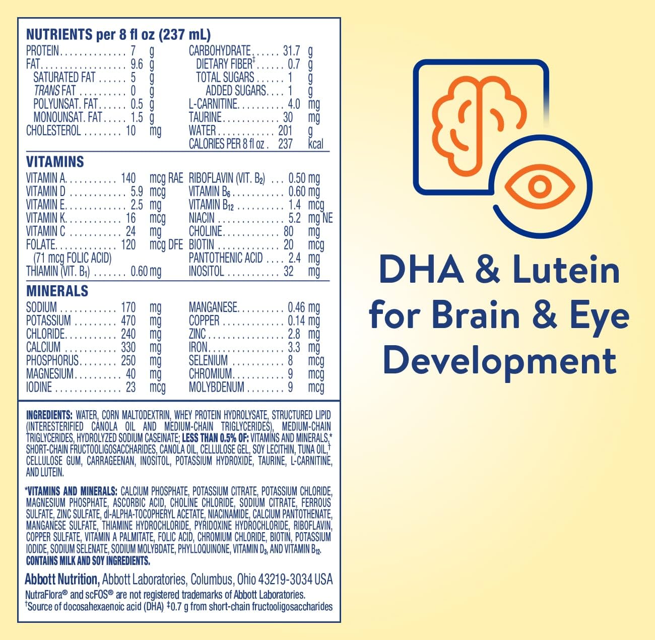 PediaSure Peptide 1.0 Cal, Peptide-Based Formula, Sole-Source Nutrition Drink for Tube Feeding or Oral Nutrition, Unflavored, 8-