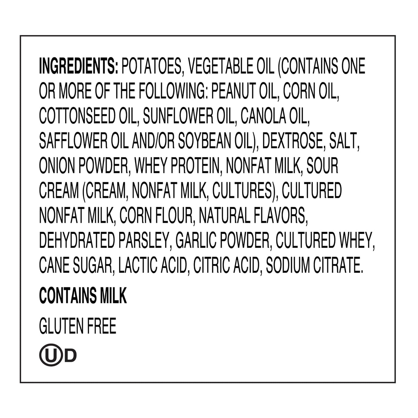 Dirty Kettle Potato Chips, Sour Cream & Onion, 2 Oz. Bag, 25 Count – Gluten Free, Skins On, Crunchy Chips, Great For Lunches Or Snacking On The Go