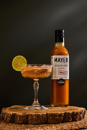Mayer Mango Syrup for Drinks, Premium Fruit Syrup, 16.9 Fl Oz, No Artificial Flavor, Award Winning