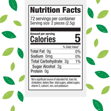 Stevita Hum, Cinnamon - Sugar-Free Gum - 12 Pieces, Pack Of 12 - Supports Oral Health -, Non-Gmo, Vegetarian, Keto, Gluten Free