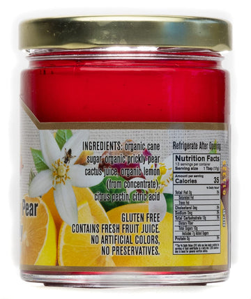 CHERIS DESERT HARVEST Organic Prickly Pear Cactus Jelly, 8 Ounce