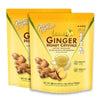Prince Of Peace Instant Ginger Honey Crystals, 60 Sachets Twin Packs - Instant Hot Or Cold Beverage That Soothes Throat - Easy T
