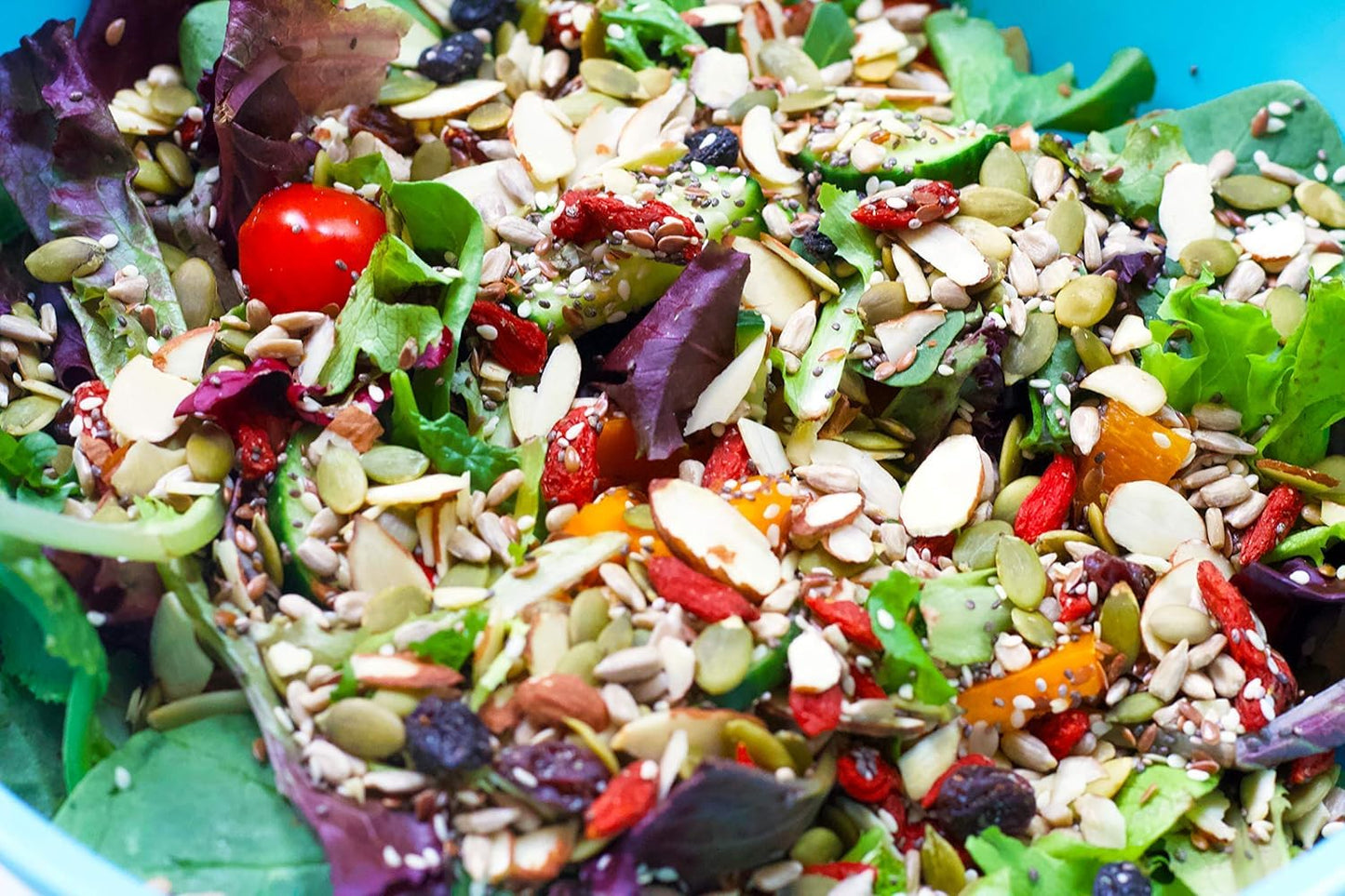 Betterfoods Raw Superfoods Crunch Mix | Antioxidant Rich Premium Salad Toppings With Organic Goji Berries & Mixed Seeds | 6G Plant Protein, Keto Friendly, Non-Gmo, Vegan | 24Oz Bag