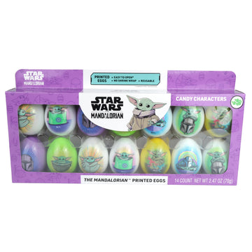 Sweetzo - Pre-Filled Star Wars Easter Eggs, Individual Hard Candy Pouched Inside, Perfect Egg Hunt Supplies, 2.74 Ounces, 28 Tot
