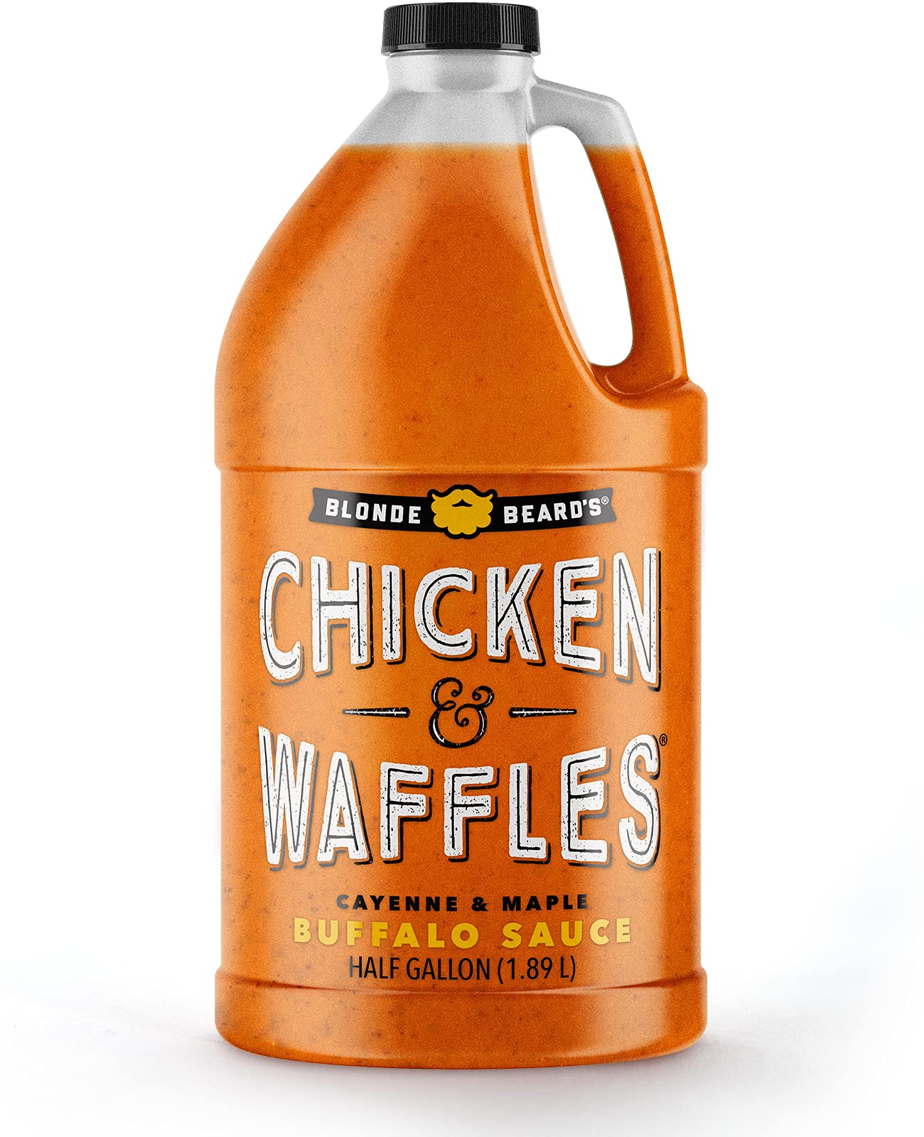 Blonde Beard s Chicken & Waffles Buffalo Sauce (Mild/Medium) - Slightly Spicy & Sweet - Great on Chicken Wings - Maple, Cayenne