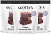 Scotty's Everyday - Keto Fudge Brownie Mix - 1g Net carbs, 0g Added Sugar, Gluten-Free, High Fiber - No Nut Flours - 9.05oz, Pac