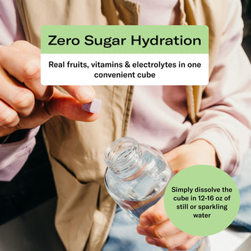 waterdrop MICRODRINK Hydration Cubes, Pineberry & Passion Fruit, 12 Count (Pack of 2), Zero Sugar, Vegan Water Enhancer Drops