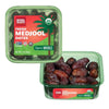 Natural Delights Organic Medjool Dates Whole - USDA Certified Organic Fruit Good Source of Fiber & Potassium Naturally Sweet Snack for On-the-Go Large & Plump Dates - 12 oz Tub (Pack of 2)
