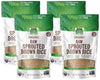 Now Foods, Organic Sprouted Brown Rice, Raw, Gluten-Free And Whole Grain, 16-Ounce (Packaging May Vary) (Pack Of 4)