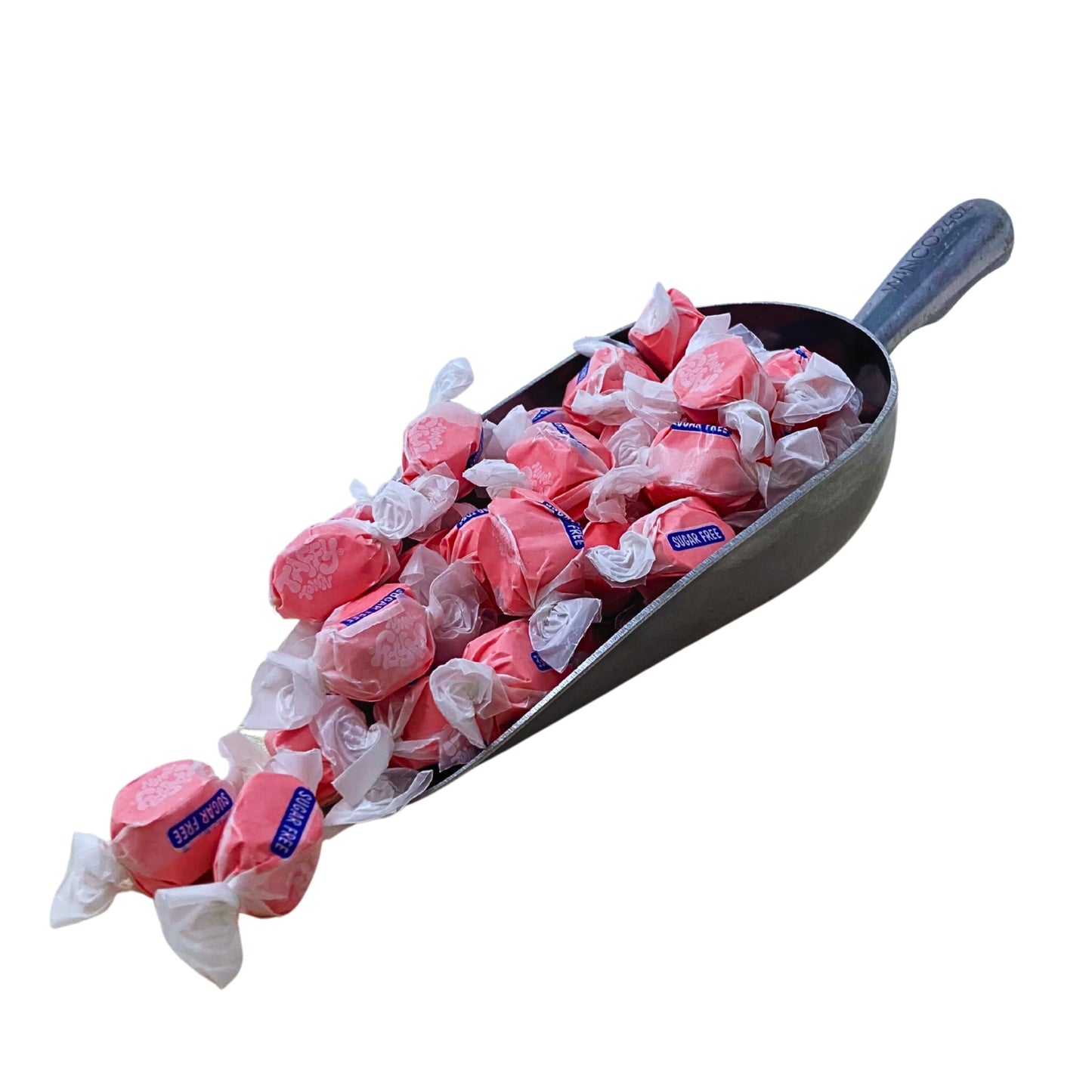Sugar Free Strawberry Salt Water Taffy - 1Lb (16Oz) Bulk Bag Individually Wrapped Soft, Chewy, Nut Free, Gluten Free, Diabetic & Keto Friendly Gourmet Candy For Taffy Lovers