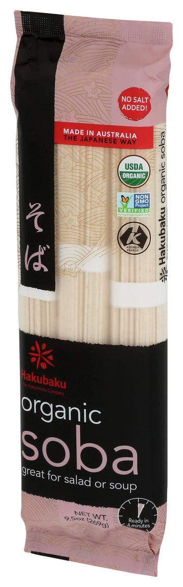 Hakubaku Organic Soba, 9.5 Oz