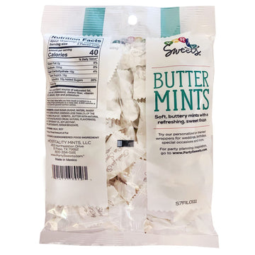 Party Sweets By Hospitality Mints Wedding Buttermints, 7-Ounce Bags (Pack Of 6)