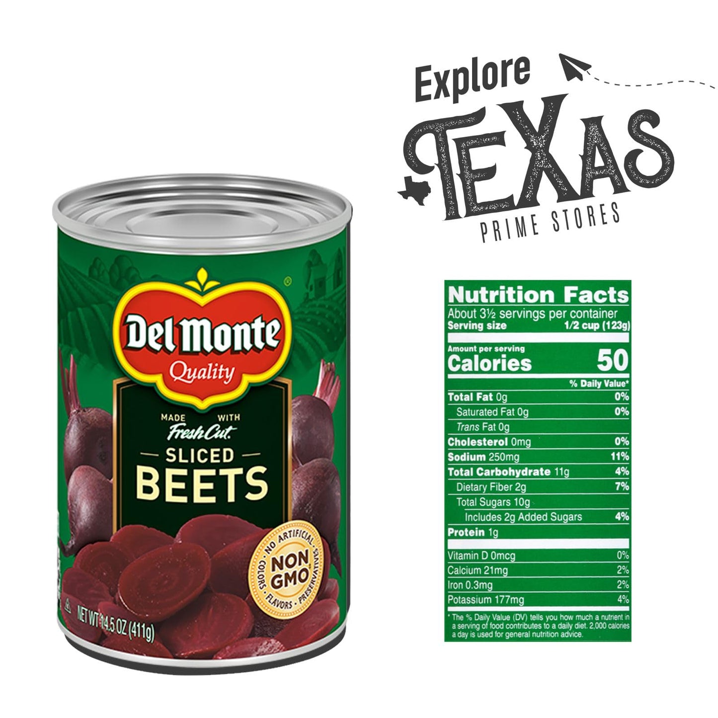 Del Monte - Lavinia Essentials Bundle: 12- Pack Of Sliced Beets Canned Vegetables 14.5 Oz Can + 1 Utility Prop