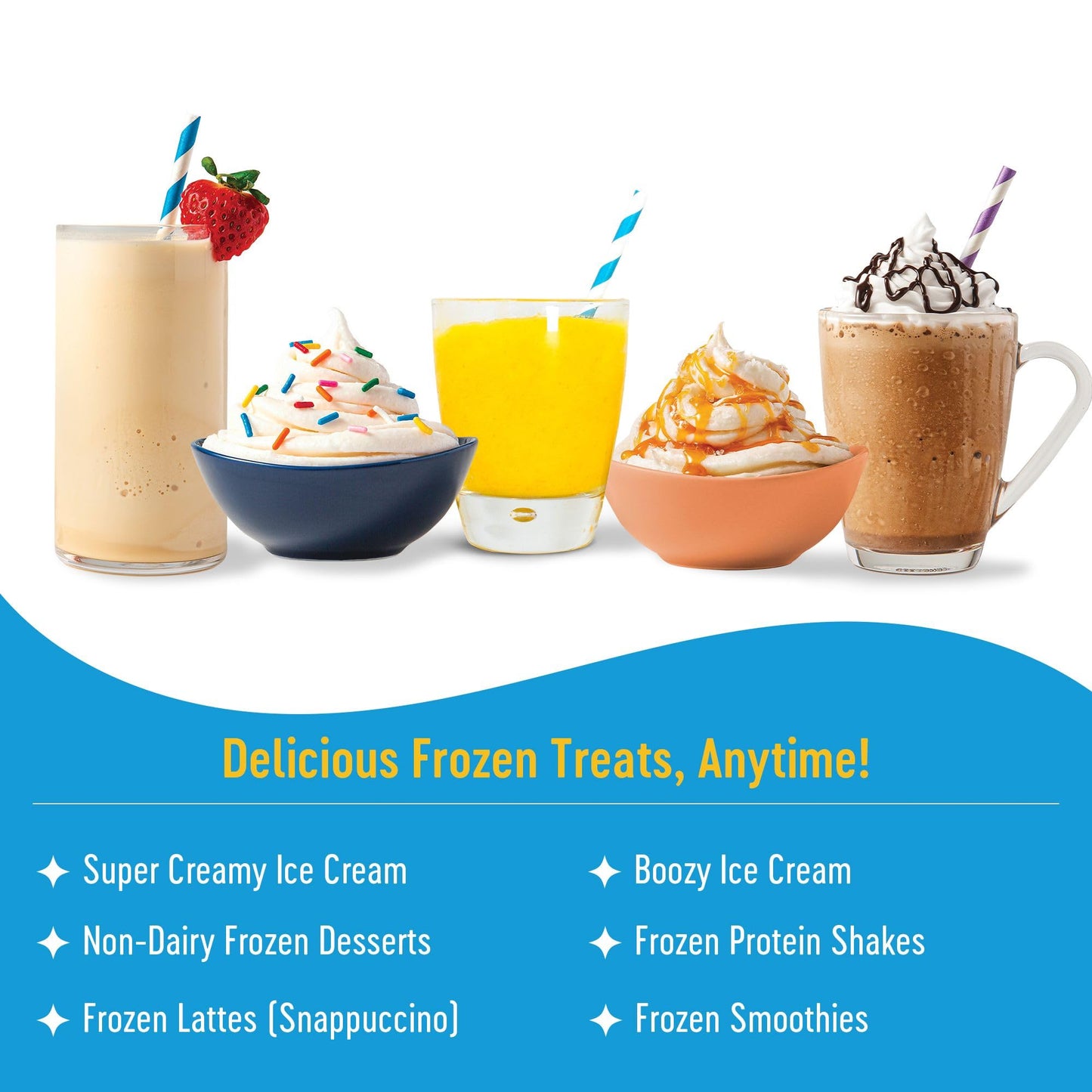 Coldsnap Vanilla Ice Cream Pods - Premium, Creamy Single-Serve Vanilla Dessert Made In Minutes- Frozen Treat With Zero Prep - Co