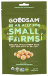 GoodSAM Organic Roasted & Salted Macadamia Nuts, 4 OZ
