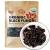 Vigorous Mountains Organic Dried Edible Black Fungus Wood Ear Mushrooms Auricularia Auricula-Judae For Cooking (4Oz)