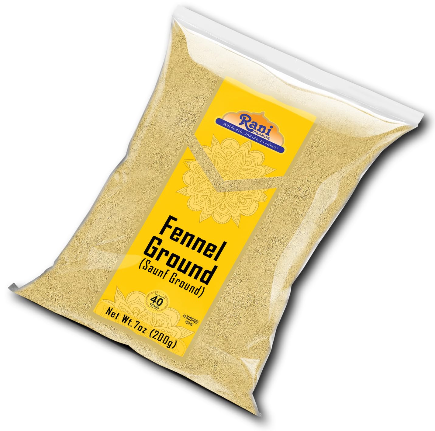 Rani Fennel Ground (Saunf) Powder Spice 7Oz (200G) ~ All Natural | Gluten Friendly | Non-Gmo | Kosher | Kosher | Vegan | Indian Origin