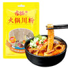 Wide Rice Noodles Drunken Noodles - Sweet Potato Glass Noodles 220 G 7.7 Oz Thick Spicy Chili Oil Broad Noodles for Soft Chewy R