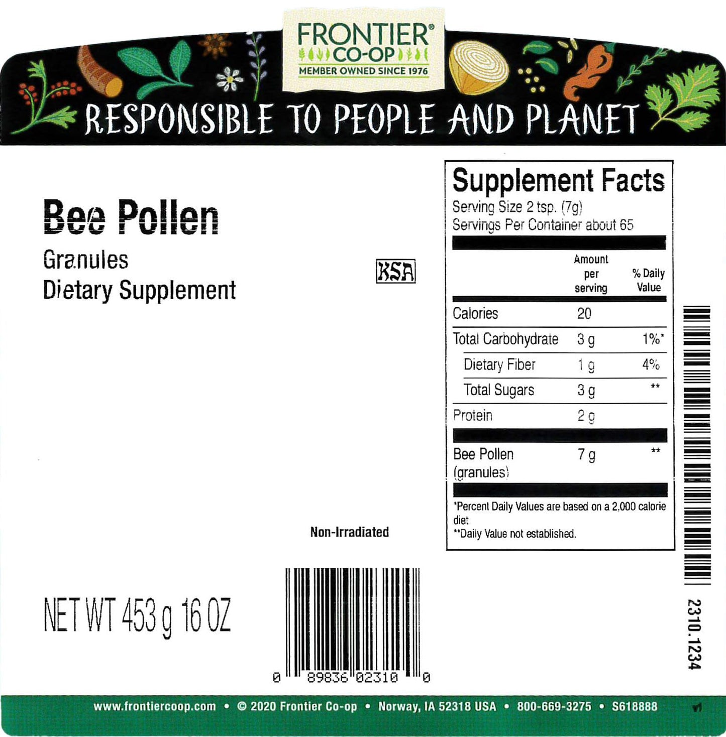 Bee Pollen Domestic