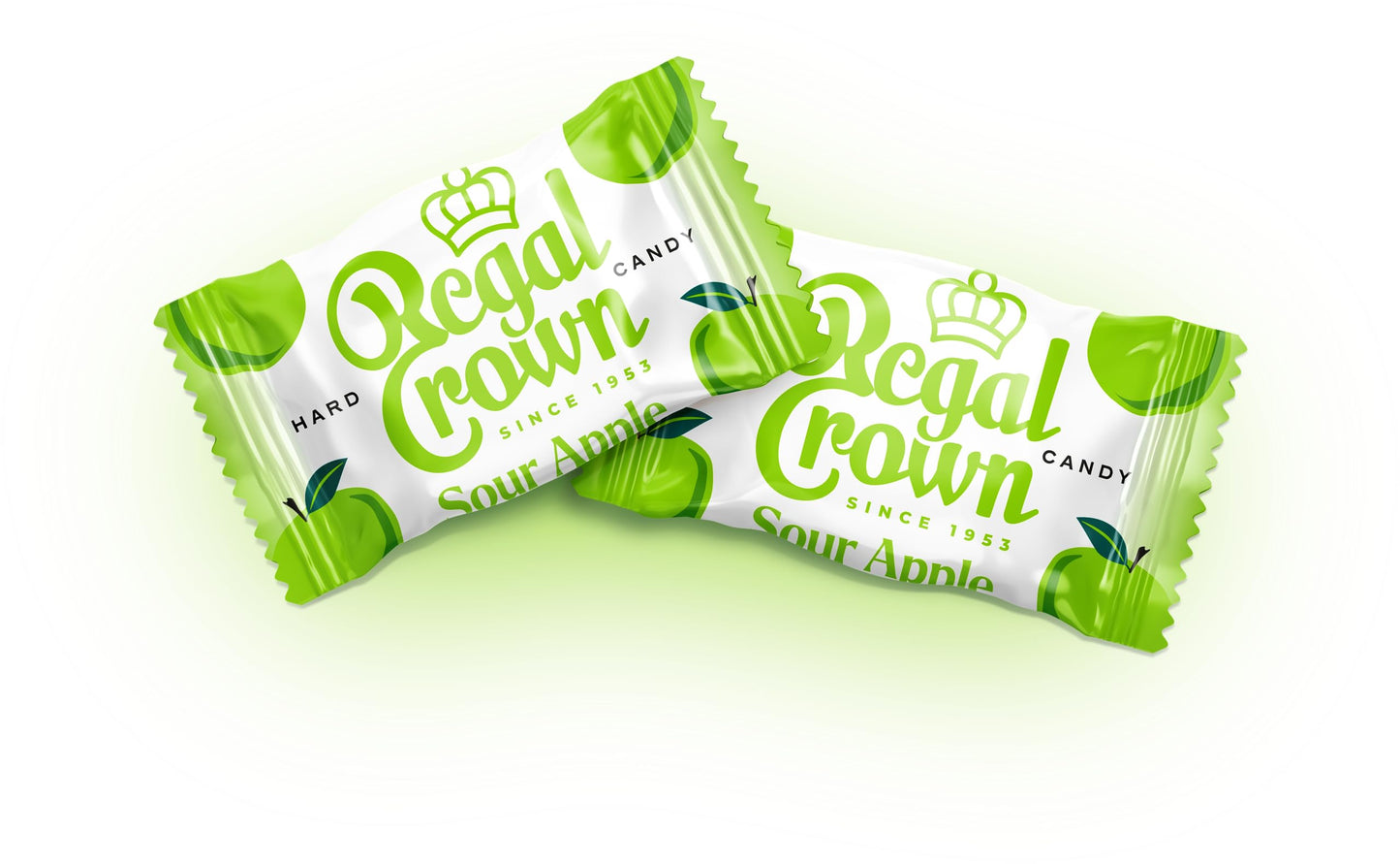 Regal Crown Sour Apple Hard Candy | Old Fashioned Sour Apple Candy | Traditional Crisp And Tarte Apple Candy Brought To You By I