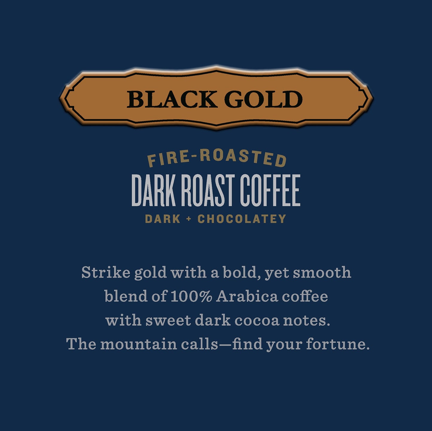 1850 Black Gold, Dark Roast Ground Coffee, 12 Ounces (Pack Of 2)