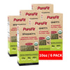 Purefit,Edamame Spaghetti Pasta, High Protein Pasta | 43G Of Protein | 20G Of Dietary Fiber | 16G Of Net Carbs | Low Carb Keto Pasta, Organic, Gluten-Free, Vegan, Non-Gmo, Kosher, Plant-Based Bean Noodles - 6 Pack(60 Oz/30 Servings)