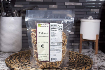 Bella Viva Orchards Organic Walnuts, 1 Lb Of Organic Walnuts